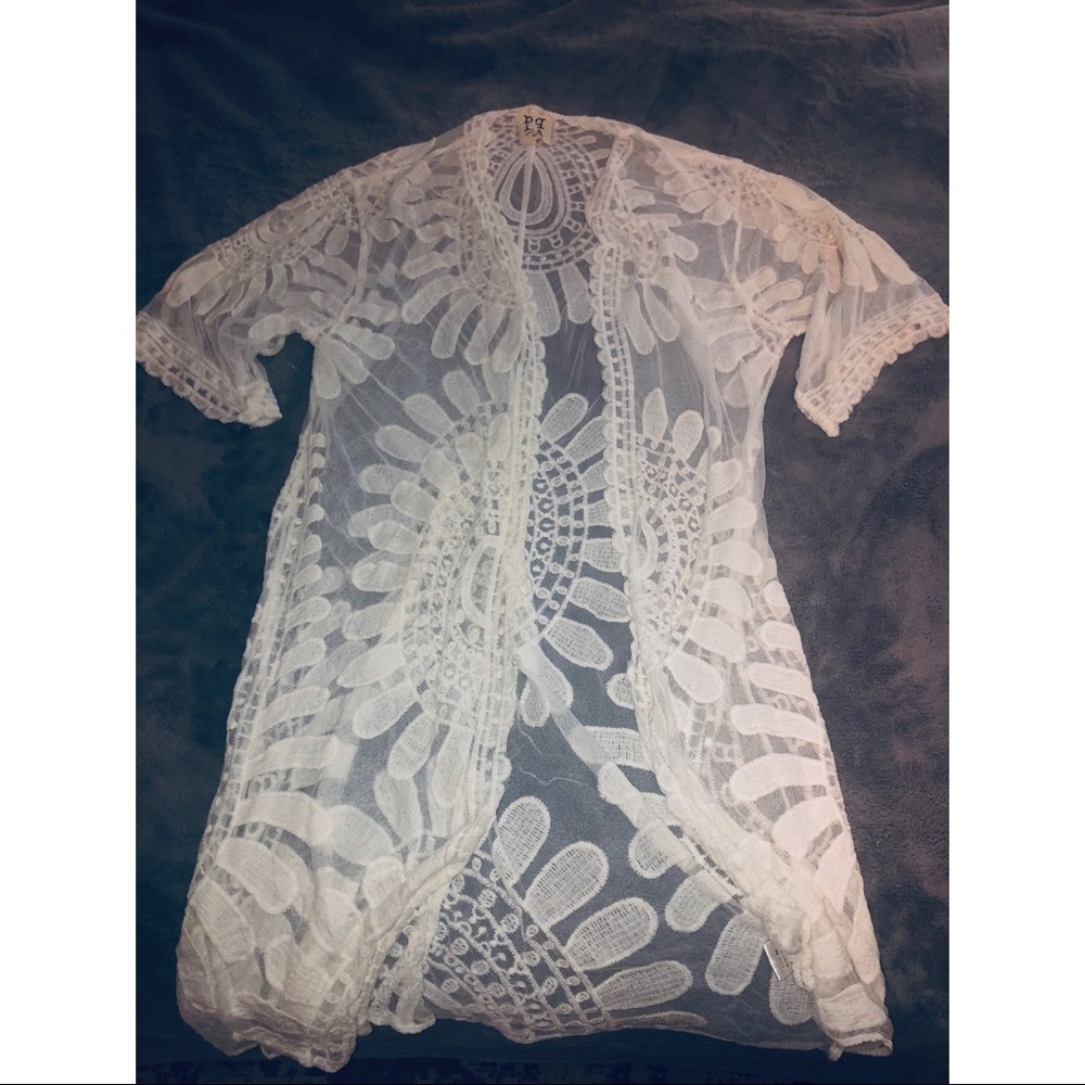 Lace cover up
